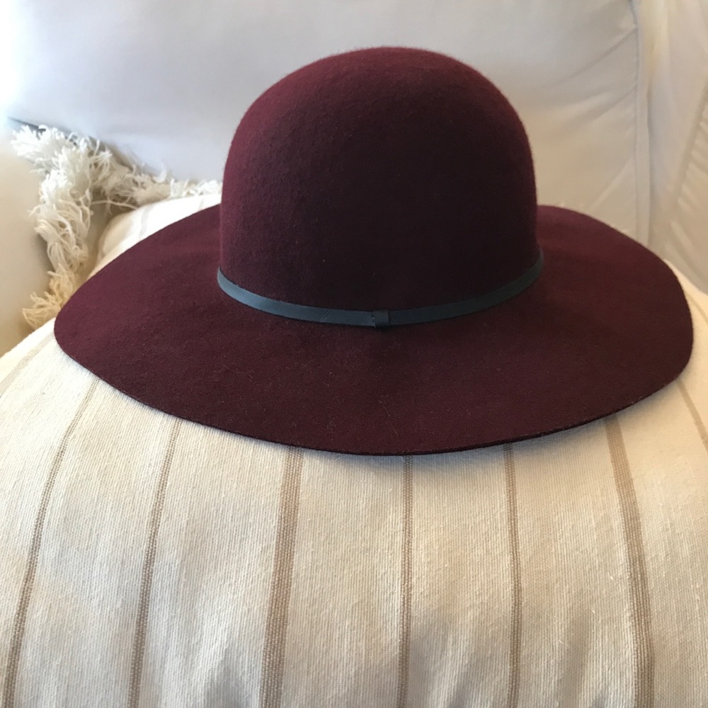Maroon Hat - 100% Wool
